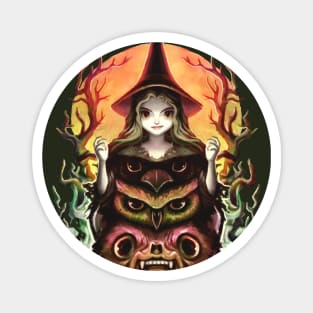 Twilight Witch Magnet